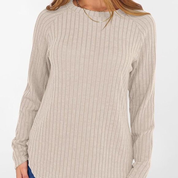 Casual Loose Fit Women's Long Sleeve Top - Lightweight Tunic for Every Occasion - Picture 4 of 7